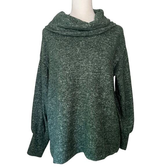 Maeve Anthropologie green knit turtleneck sweater size SP - Picture 1 of 11